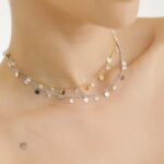 Choker Laços de Família banhada a Ouro 18k com Zircônia Delicada