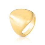 Anel Banhado à Ouro 18K Fosco Imponente Essence