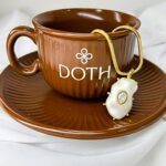 Colar Banhado à Ouro Branco com Pérola Sintética Orgânica