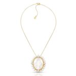 Colar Madre Pérola Religioso Banhado à Ouro 18k