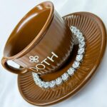 Pulseira Riviera Princesa Banhada à Ródia Branco Cravejado com Zircônia Branca