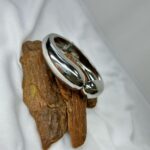 Bracelete Duas Gotas Liso Anatômico