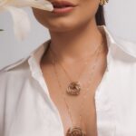 Colar Fio Orgânico Banhado à Ouro 18k Grande