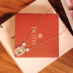 Colar Elos Banhado à Ouro 18k com Flor Cravejada e Medalha de São Miguel