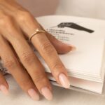 Anel Banhado à Ouro 18k Solitário Delicado Zircônia Branca