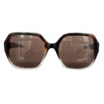 Óculos Especial Tartaruga Cristal Lente Marrom Degradê